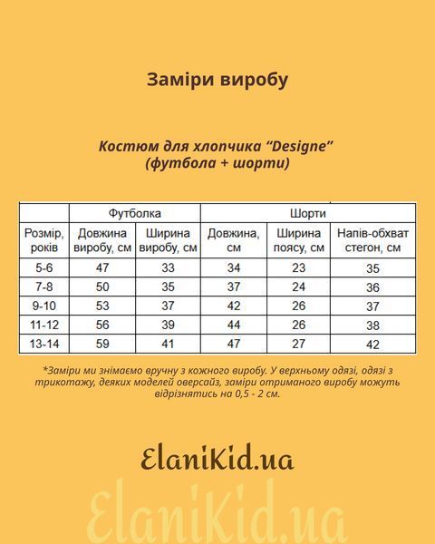 Костюм двійка (футболка, шорти) для хлопчика 5-6 років B0000001 фото