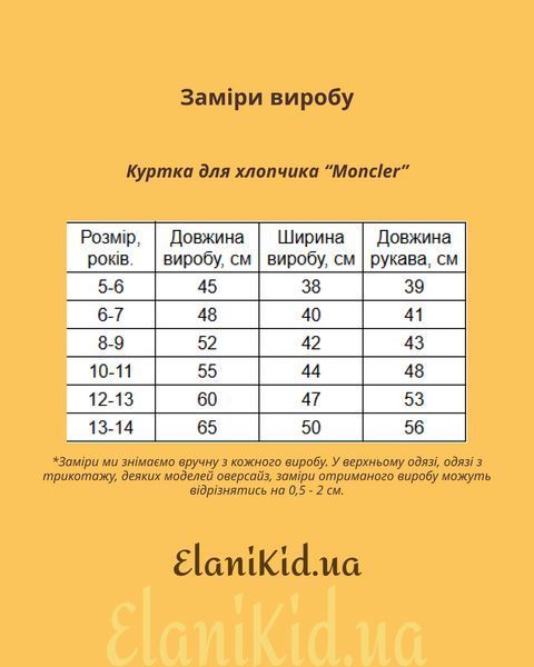 Куртка для хлопчика 8-9 років B0000381 фото